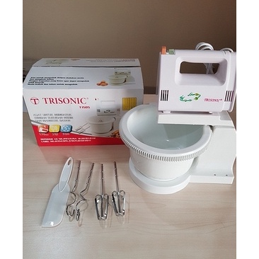 STAND MIXER TRISONIC T-1505/MIXER DUDUK MIXER MANGKOK MIXER BERDIRI / BISA DI COPOT / Pengaduk Adonan AWET PRAKTIS