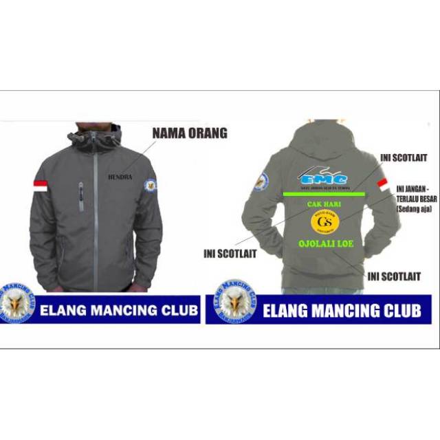 Terima Pesanan Jaket Custom Jaket Club Jaket Grup Jaket Komunitas Jaket Kelas Jaket Keren Murah