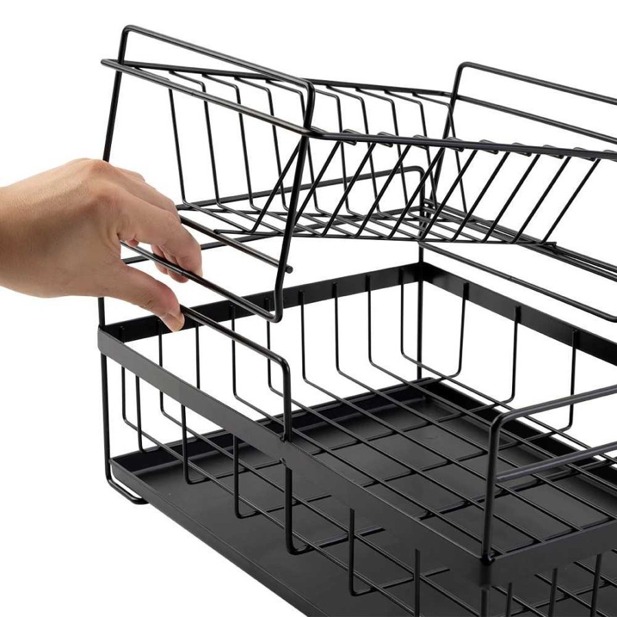 KOKOH &amp; ANTI KARAT! Rak Piring Wastafel anti karat berkualitas  2 Tingkat / Dish Rack 2 Tier