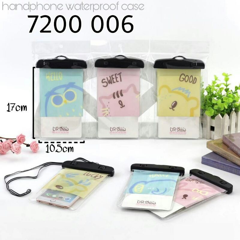 sarung handphone anti air cute motif kode 7200 006