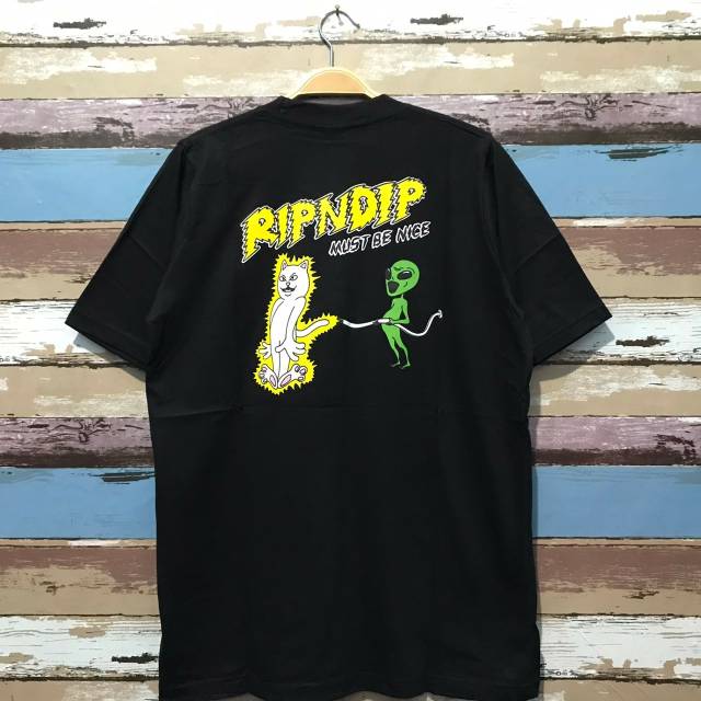  Kaos  Ripndip Electrify Hitam  Premium Shopee  Indonesia