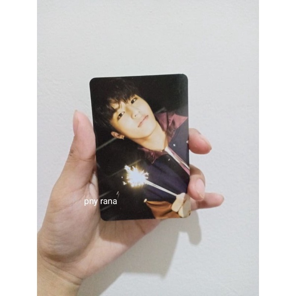 BOOKED [photocard] jeongwoo FA green ver (jeongwoo kempi)