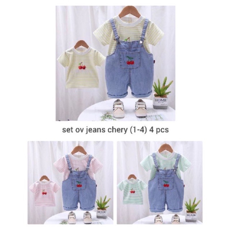 setelan jumsuit anak 1-4 th