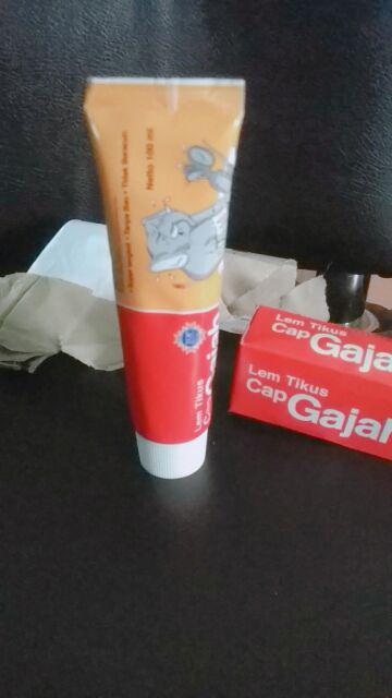 Lem Tikus Cap Gajah 100 Ml Jebakan Tikus