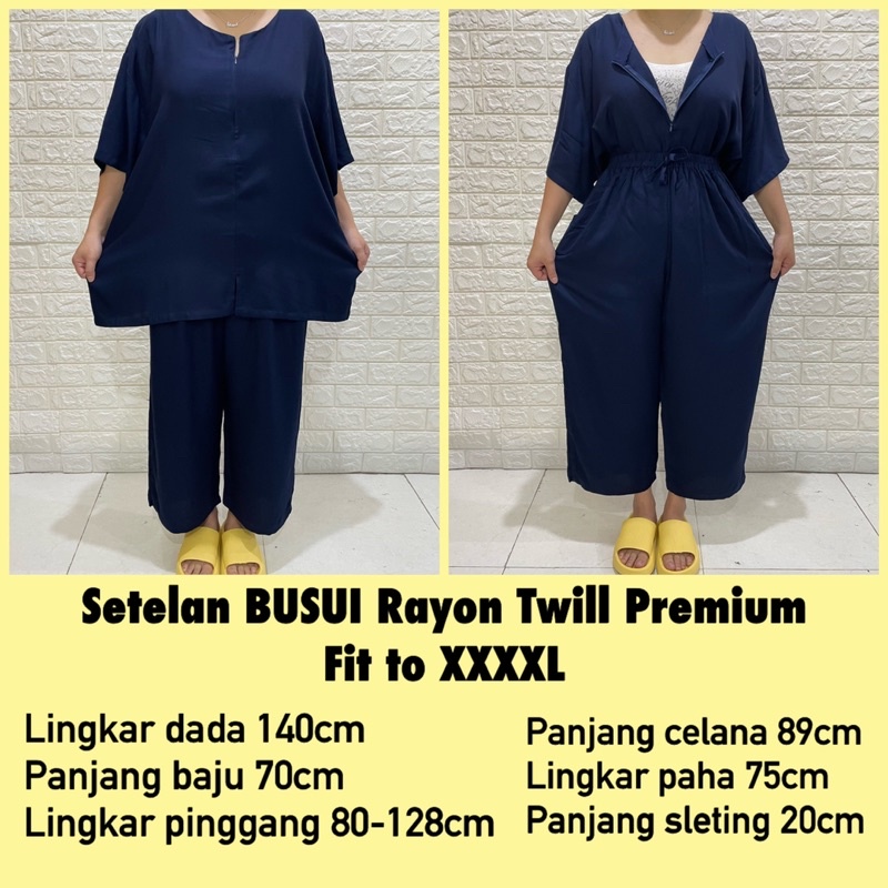 SETELAN CELANA PANJANG RAYON TWILL PREMIUM FIT TO 4XL BIG SIZE REAL PICT|BUSUI