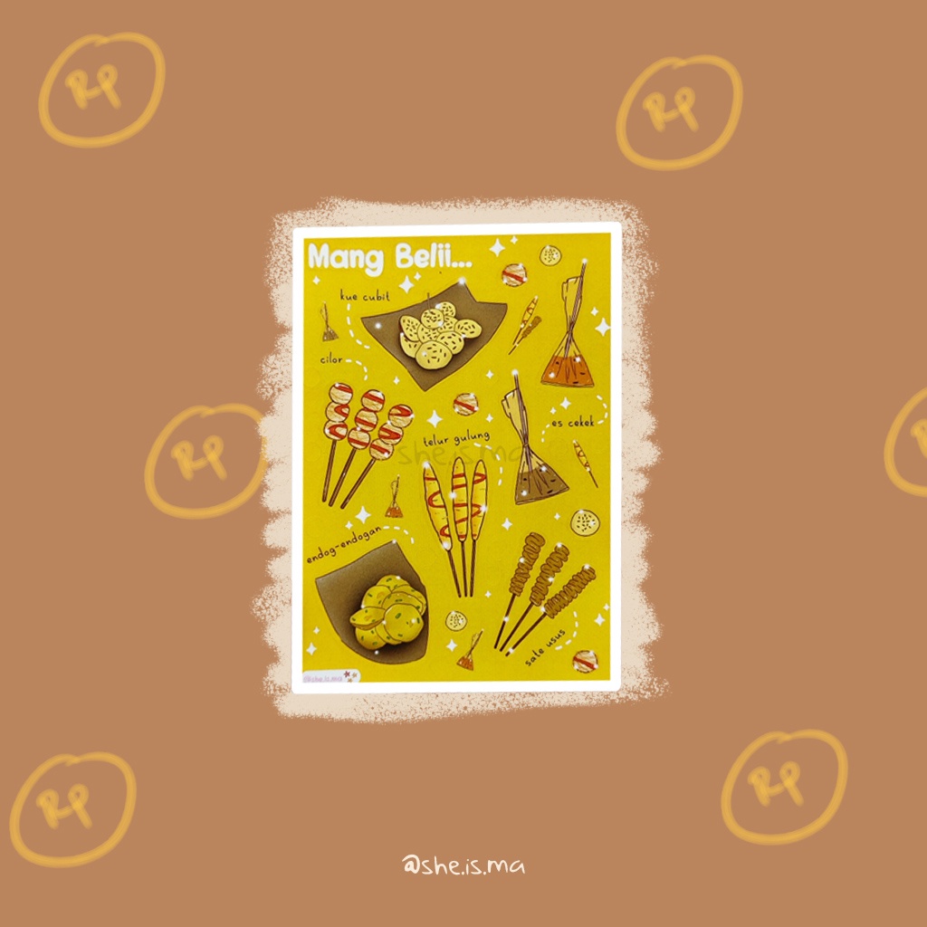 

She is ma - Jajanan SD Sticker