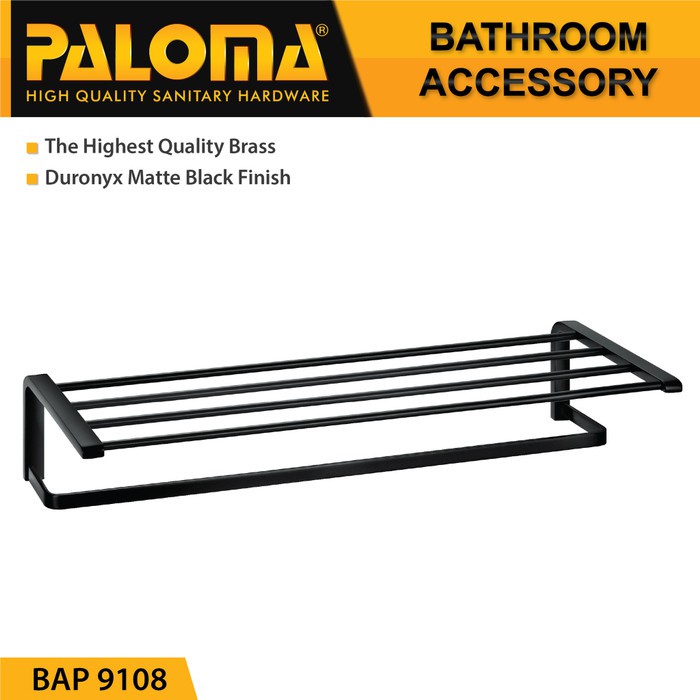 PALOMA BAP 9108 Rak Handuk Baju Gantungan Hanger Dinding Kamar Mandi