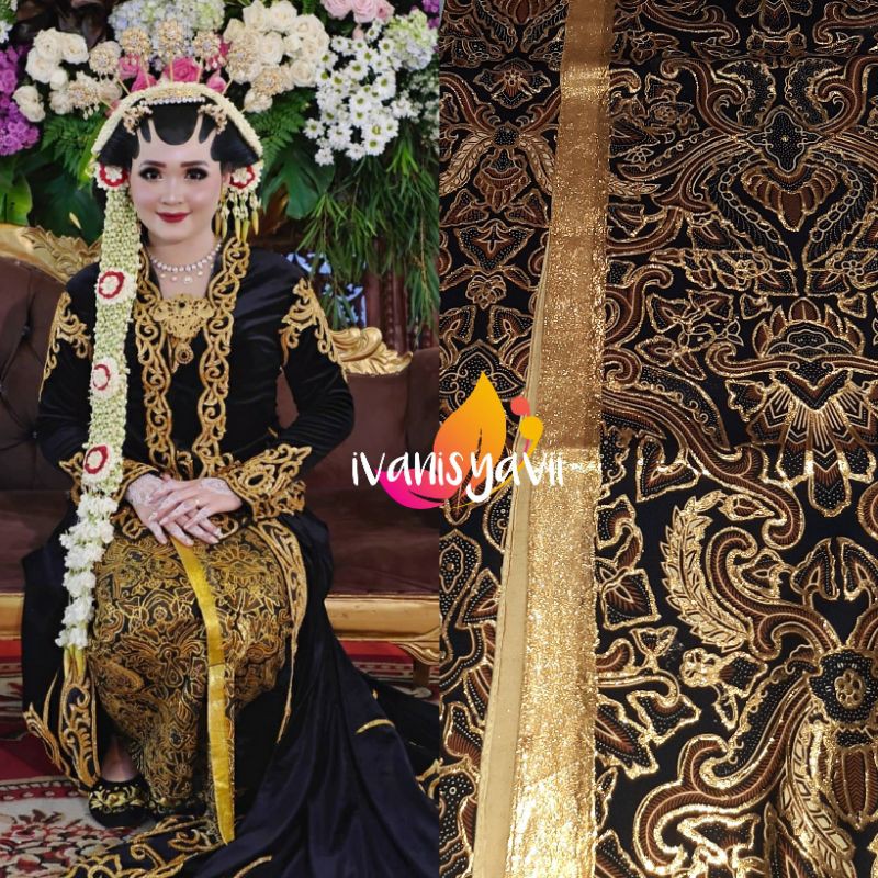 Sepasang Jarik Pengantin Prodo - Motif Pisang Bali