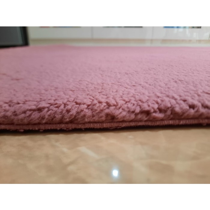 Karpet Bulu Busa Empuk, Anti Slip Oasis by Fonix 150 x 190 Rouge Pink-3