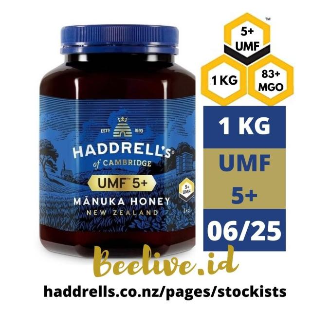 

Madu Haddrells Manuka Honey UMF 5+ MGO 83+ 1 KG