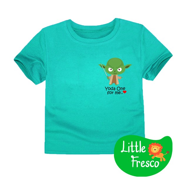 LittleFresco - Kaos Anak Yodaone Hijau Muda