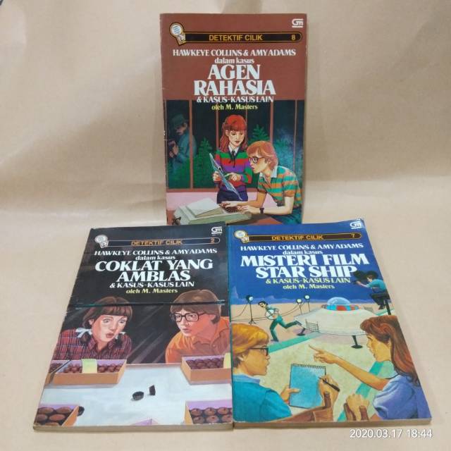 Novel jadul detektif cilik hawkeye collins & amy adams