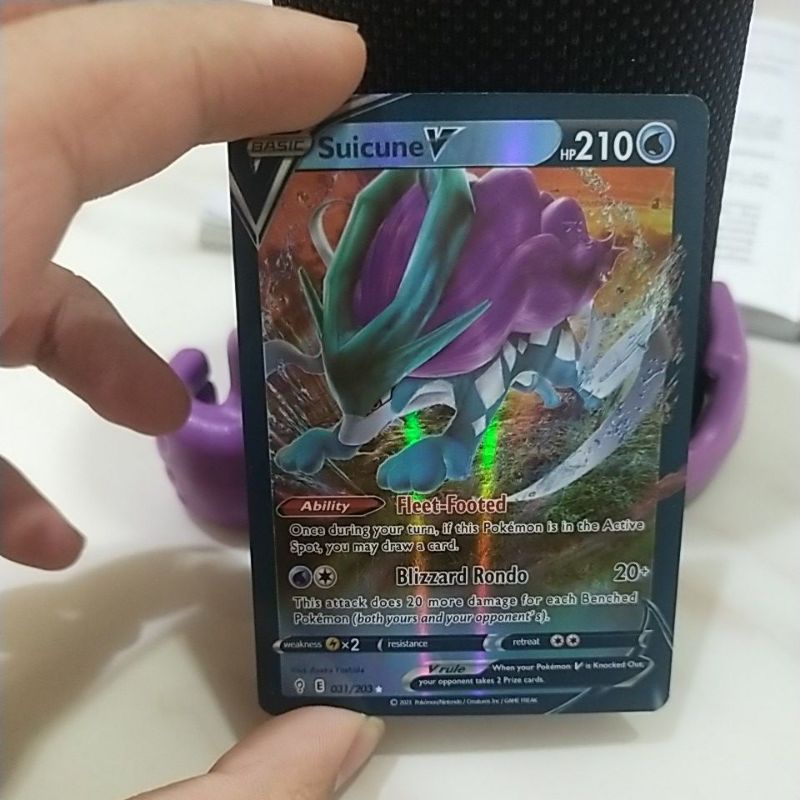 Pokemon Card Evolving skies Suicune( Original English Card)