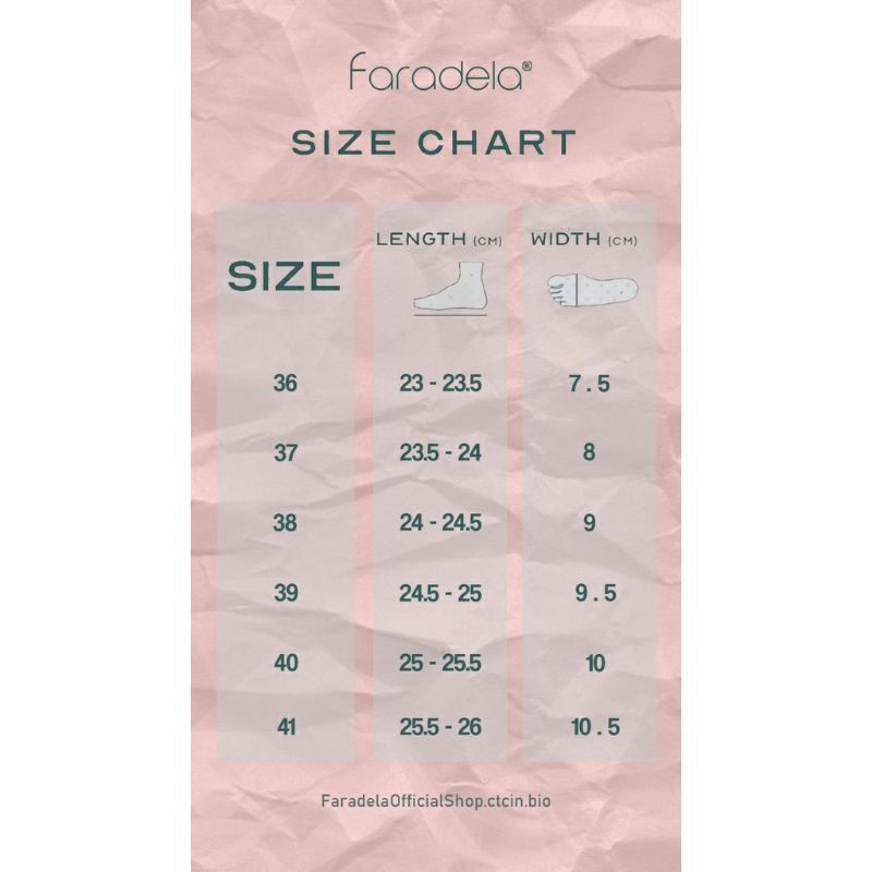 flat shoes wanita merek faradela