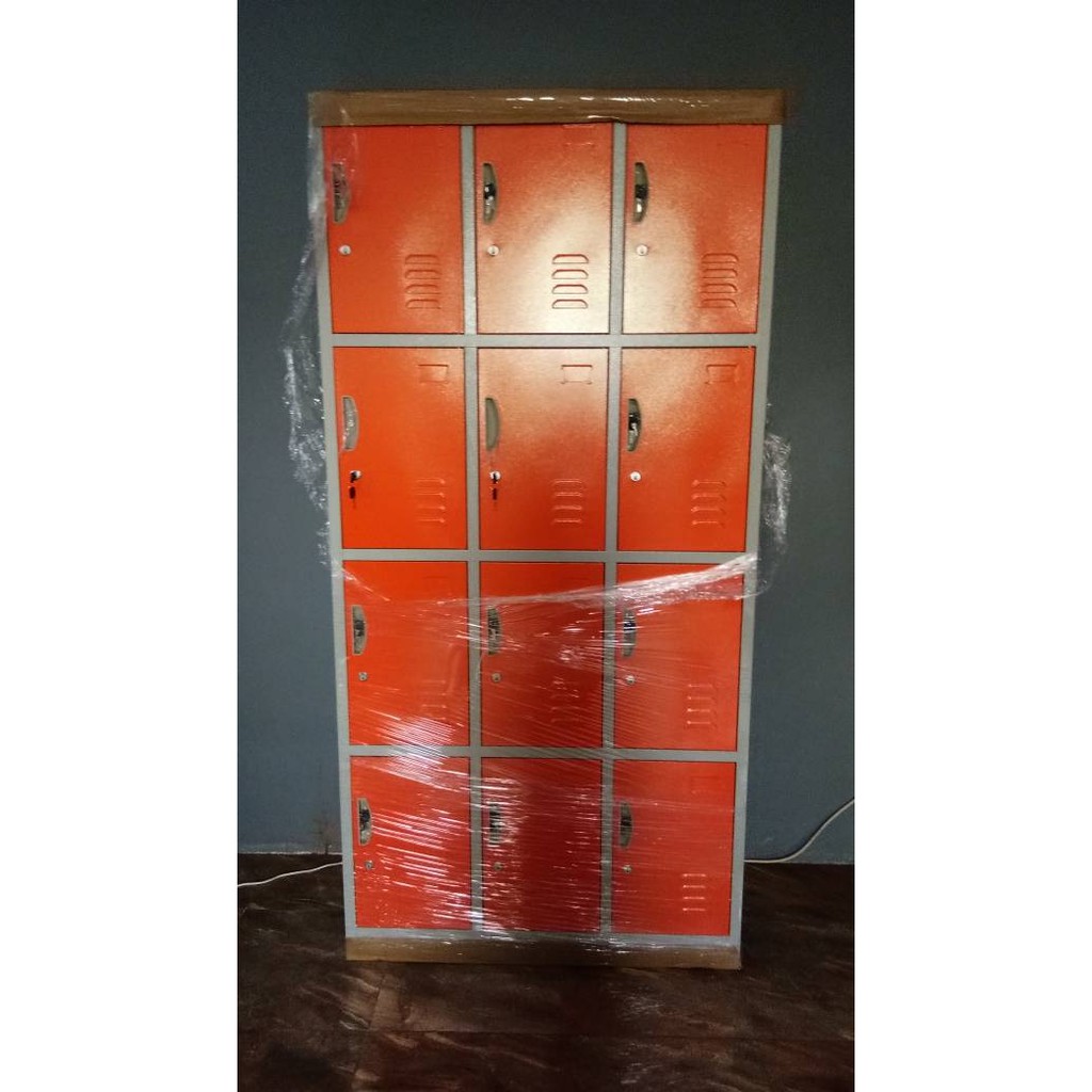 locker besi locker lemari besi kabinet 12 pintu kozure KL12