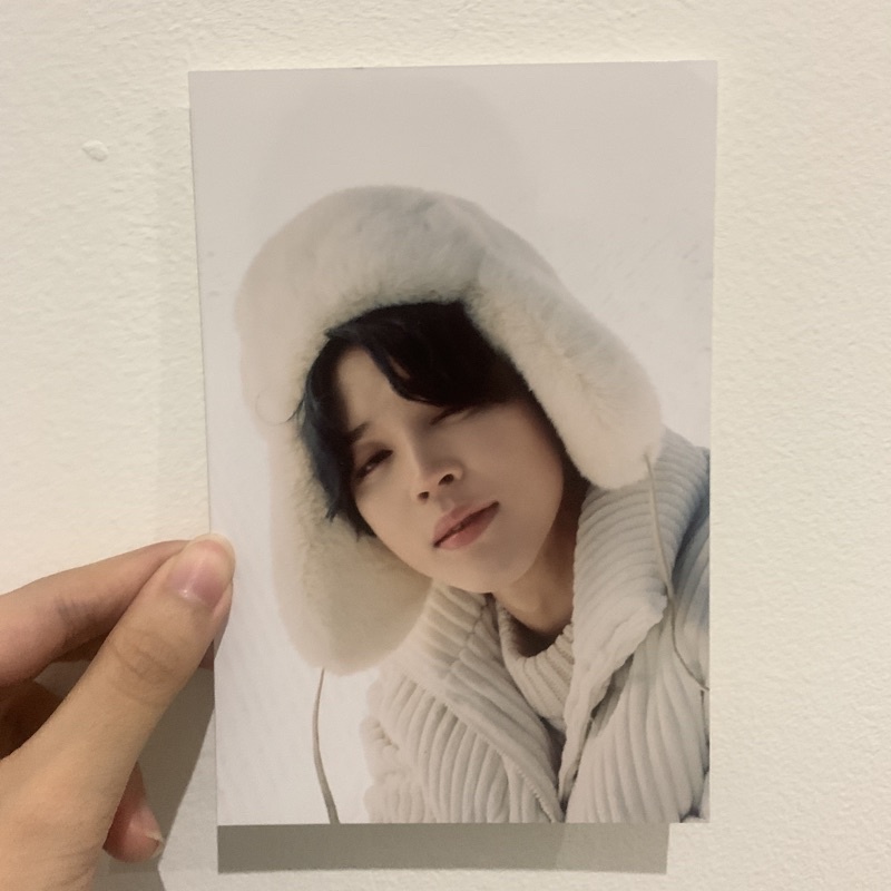 OFFICIAL BTS JIMIN WINTER PACK 4x6 MINPOST WINPACK