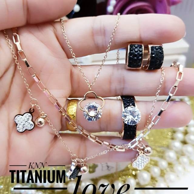 Titanium set perhiasan 2936k