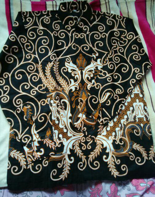 Promo Terbaru Kemeja Batik Pria Sogan Hrb026 Batikaf Notoarto Batik Ipnu-ippnu Hem Pria Bel