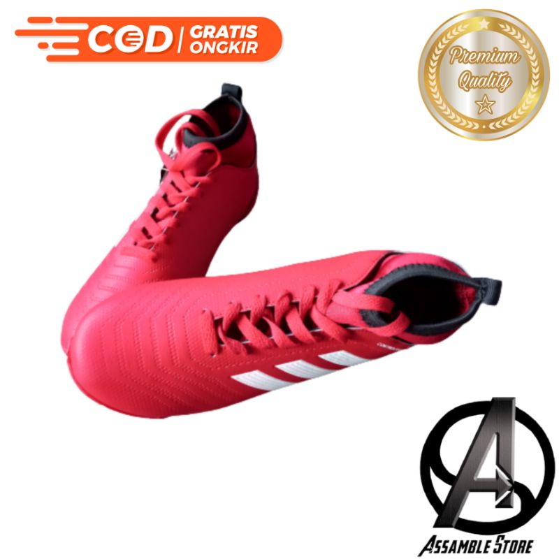 Sepatu Futsal Olahraga Pria Wanita LOGO ADS RED Sport ORIGINAL FREE BOX