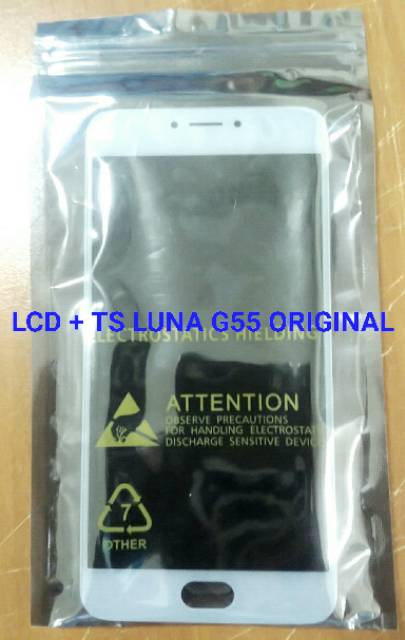Lcd Touchscreen LUNA G55 plus Front Cover (tulang)