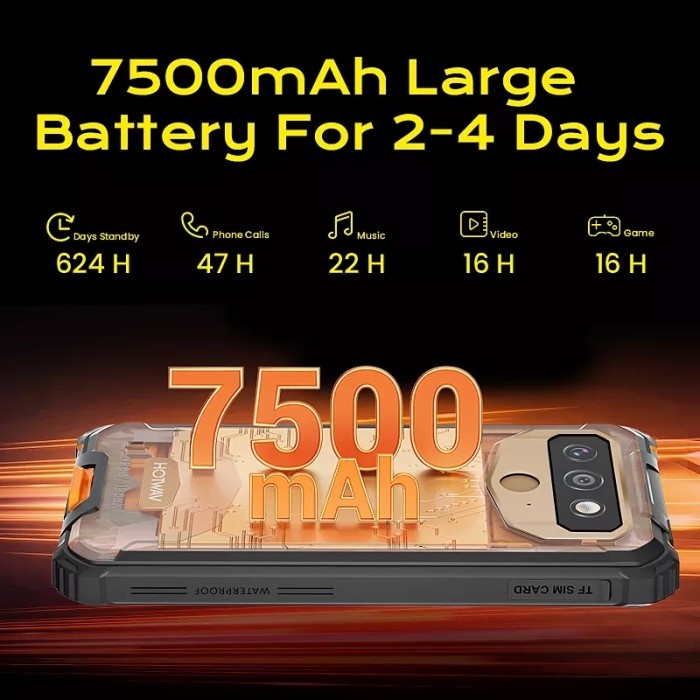 Hotwave T5 Pro HP Outdoor 7500mAh Android 12