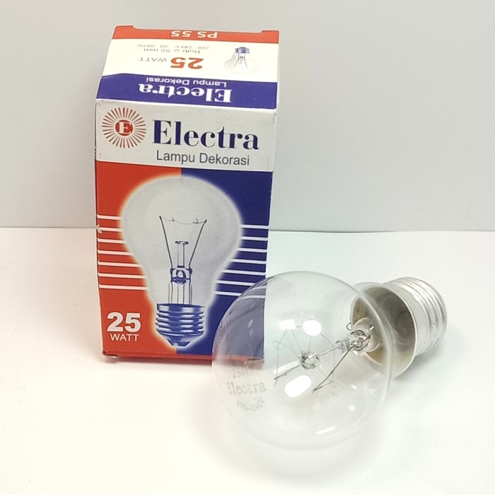Lampu Bohlam / Pijar Electra 10W, 15W, 25W Bisa Untuk Penghangat Ayam / Mesin Tetes Telur