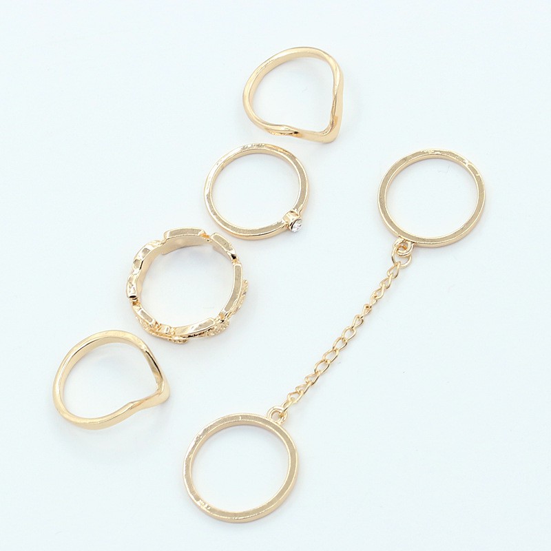 6pcs/Ring Set/SIX Kits of Female Joint Rings / Tail Rings Cincin