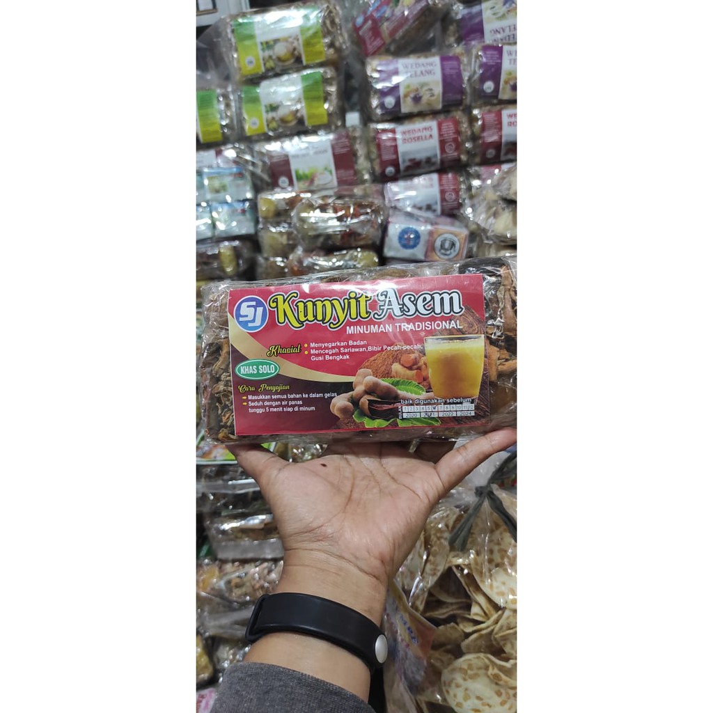 

WEDANG KUNYIT ASAM INSTAN REMPAH ORIGINAL KOMPLIT KHAS SOLO JOGJA MINUMAN REMPAH JAMU TRADISIONAL