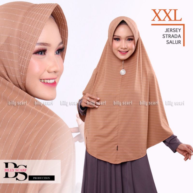 KHIMAR HIJAB BERGO XXL STRADA SYARI ORI BILLY SCARF
