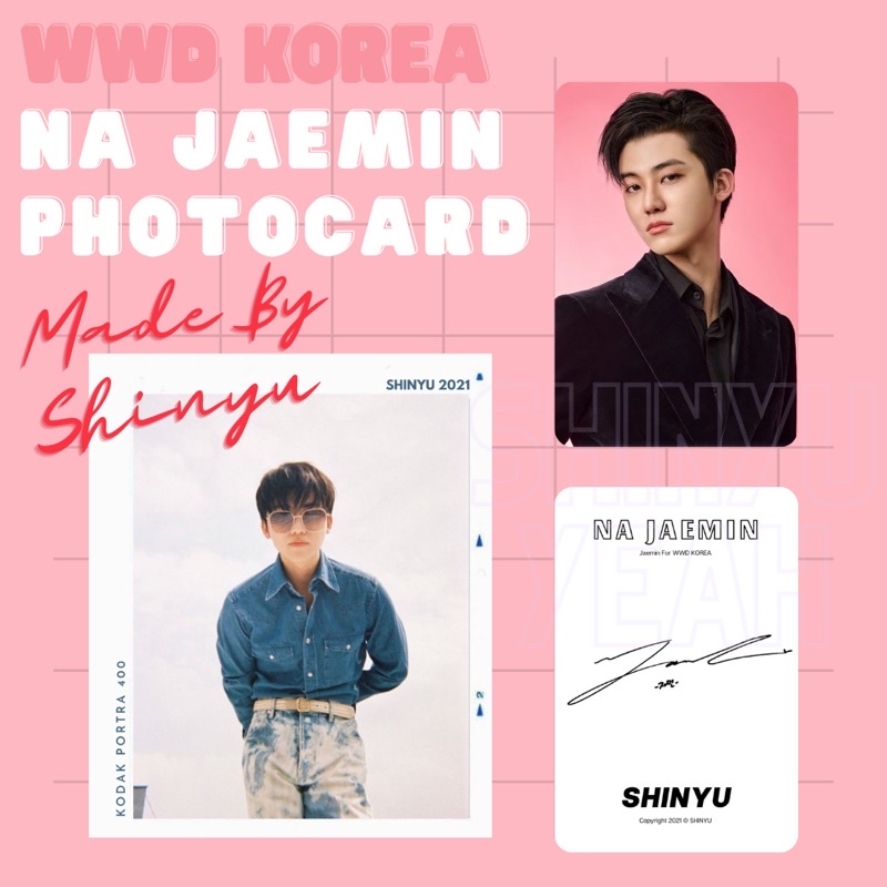 WWD KOREA x NCT JAEMIN PHOTOCARD + KODAK PORTRA