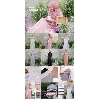 Zaskia Dress GREENISM ORIGINAL READY STOCK