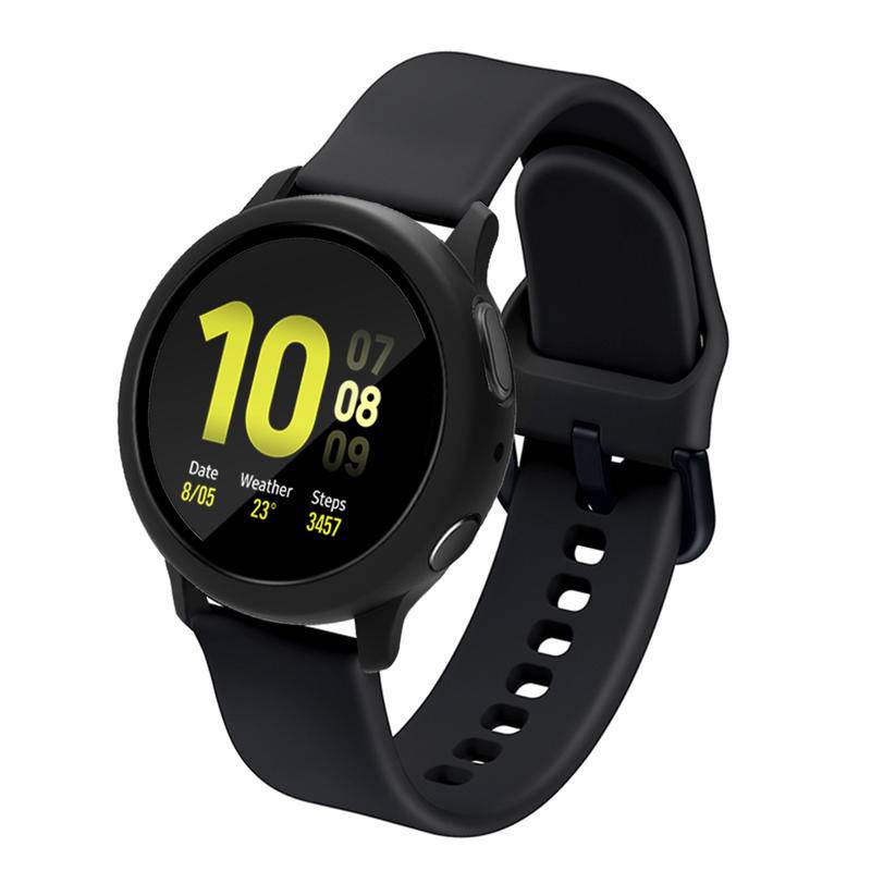 Case Bumper Pelindung Layar Tempered Glass 40mm 44mm Untuk Samsung Galaxy Watch Active 2 4 40mm 44mm