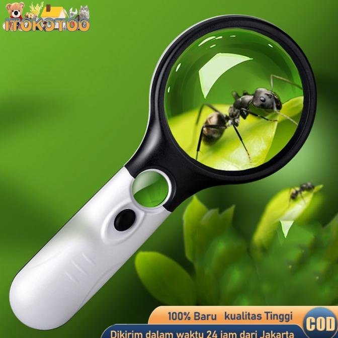 

Office & Stationery | Alat Tulis | Kaca Pembesar Led Magnifier Dengan Lampu Membaca Magnifying Glass | Best Seller