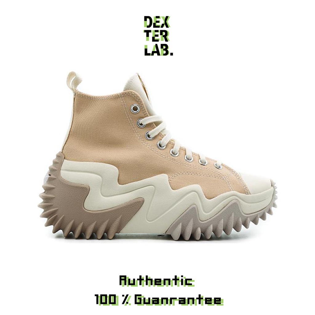 Converse Run Star Hi Motion Leather Cream