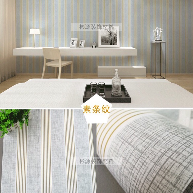 Wallpaper Dinding / Wallpaper Sticker GARIS SILVER