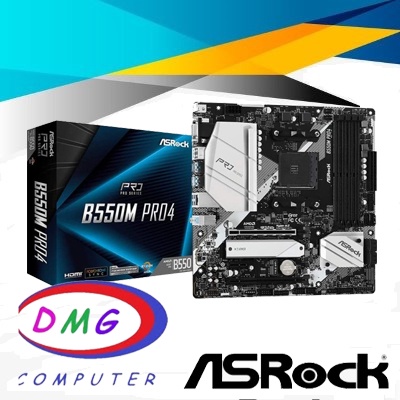 ASROCK B550 Pro4 MOTHERBOARD GAMING RGB AMD GARANSI RESMI 3TAHUN