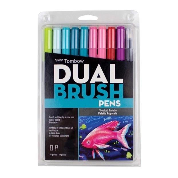 

(BISA COD) Tombow Dual Brush Set TROPICALS BERKUALITAS Kode 1452