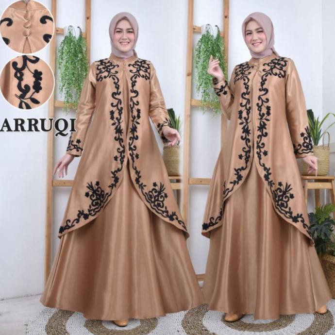 New Realpict Gamis Lebaran 2021 Gamis Pesta Muslimah Modern Dress Baju Mnbmarket0