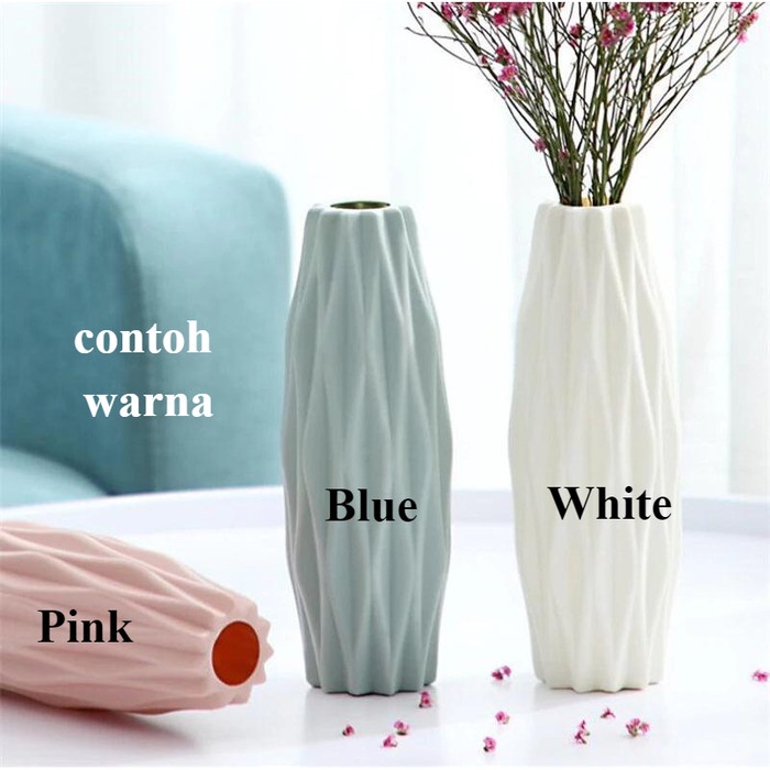 Goland Vas Bunga Dekorasi Rumah Minimalis Pot Bunga Plastik Home Decor