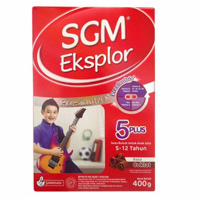 

SGM Eksplor 5+ Coklat Susu Formula [400g]