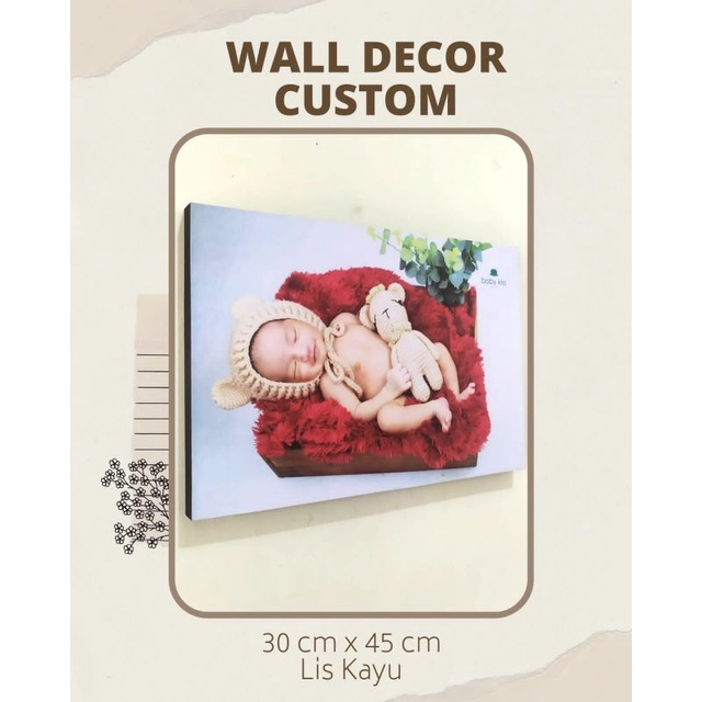 PAPAN MDF 8mm|| Hiasan Dinding Custom || Wall Decor Custom [30*45]