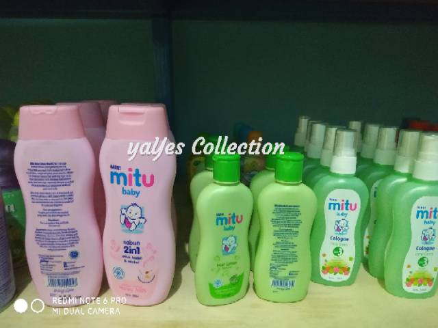 Hair lotion natural mitu baby 100 ml aloe Vera kemiri urang aring minyak rambut bayi