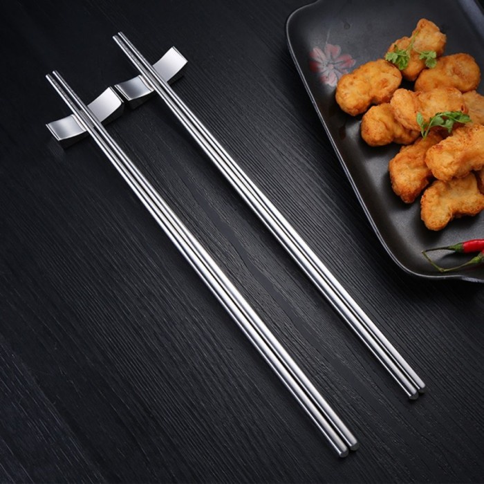 Sumpit Stainless Steel Chopstick High Quality with Low Price - 1 Pasang