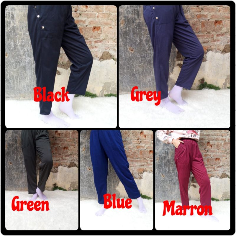 Celana Panjang Wanita Bahan Kaos Polos-Celana wanita Panjang- Celana legging- Celana Cewek Panjang