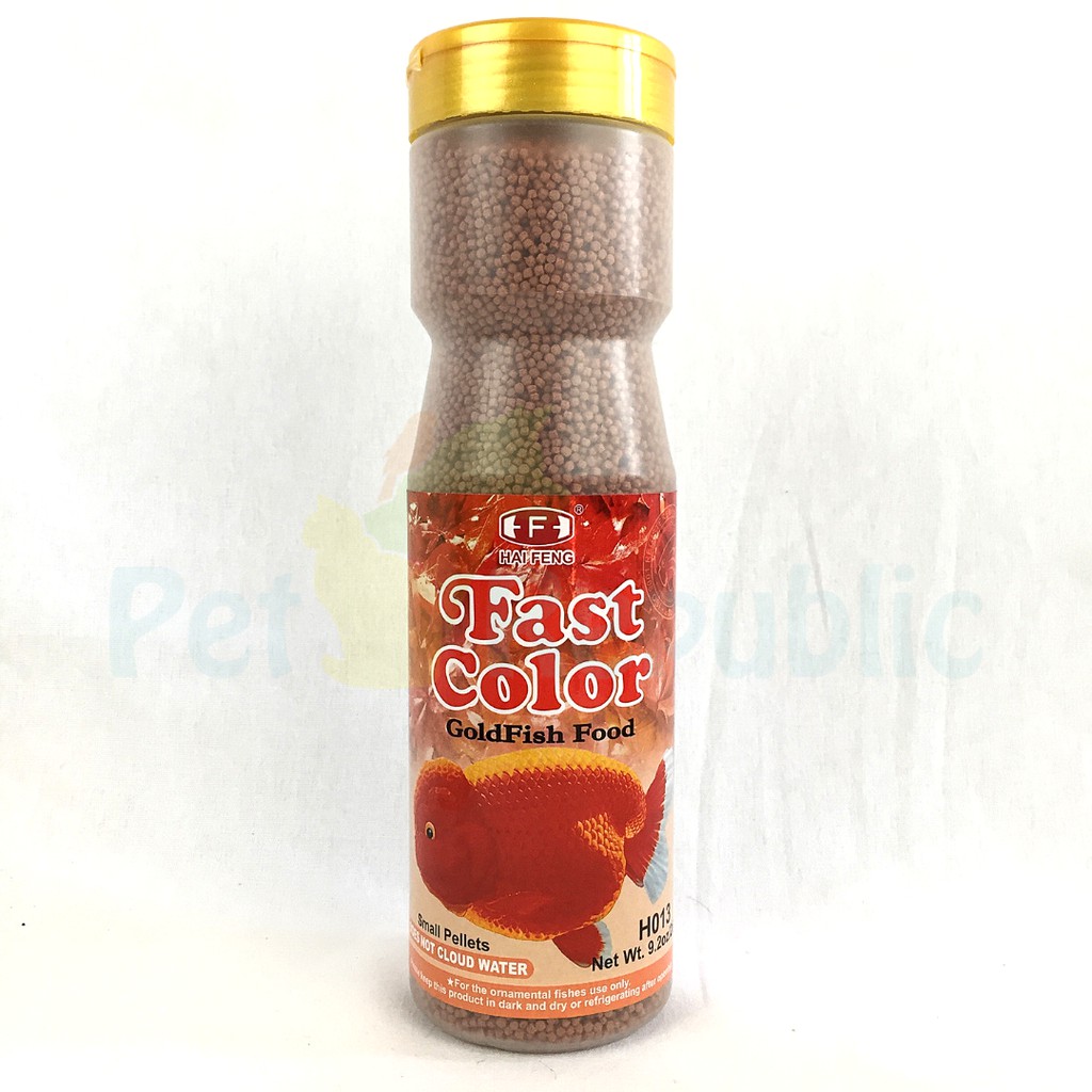 

HAIFENG Makanan Ikan Koki Gold Fish Fast Color Small 260gr