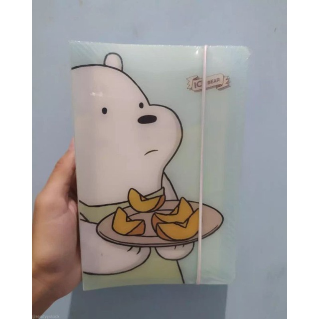 Miniso X We Bare Bears Binder Memo Book (new)