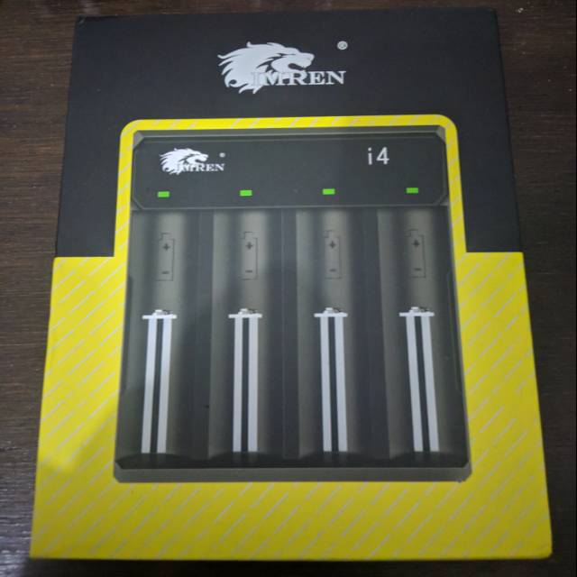 Charger baterai Imren I4 Authentic otentik bukan k4 k2 charger baterai 18650