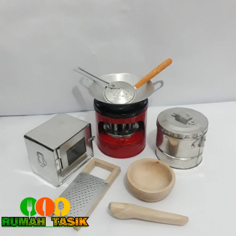 Kitchenset Mainan Masak Masakan Anak Tradisional Paket RT005