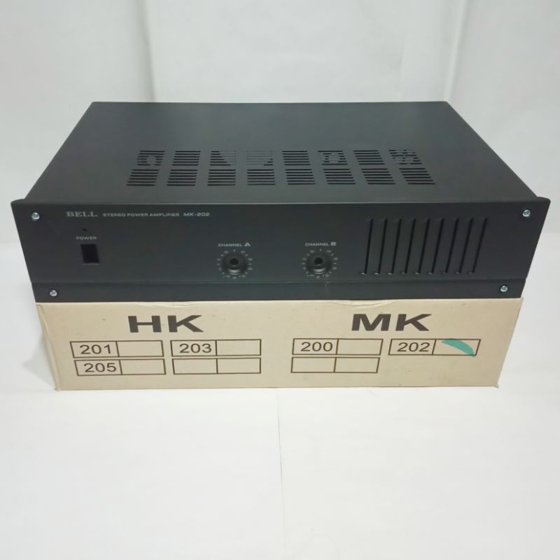 Box power Amplifier Stereo BELL MK 202