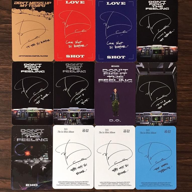 [KODE PRODUK YREE97764] EXO Kyungsoo D.O Dyo Do Photocard PC non Album DKS overdose baskin robbins b